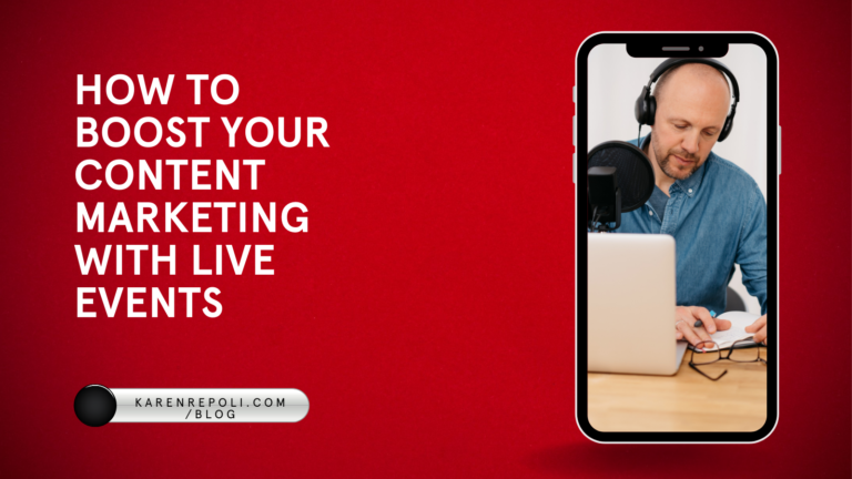 Read more about the article How to Boost your Content Marketing with Live Events